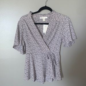 Flora Print Blouse Top Small